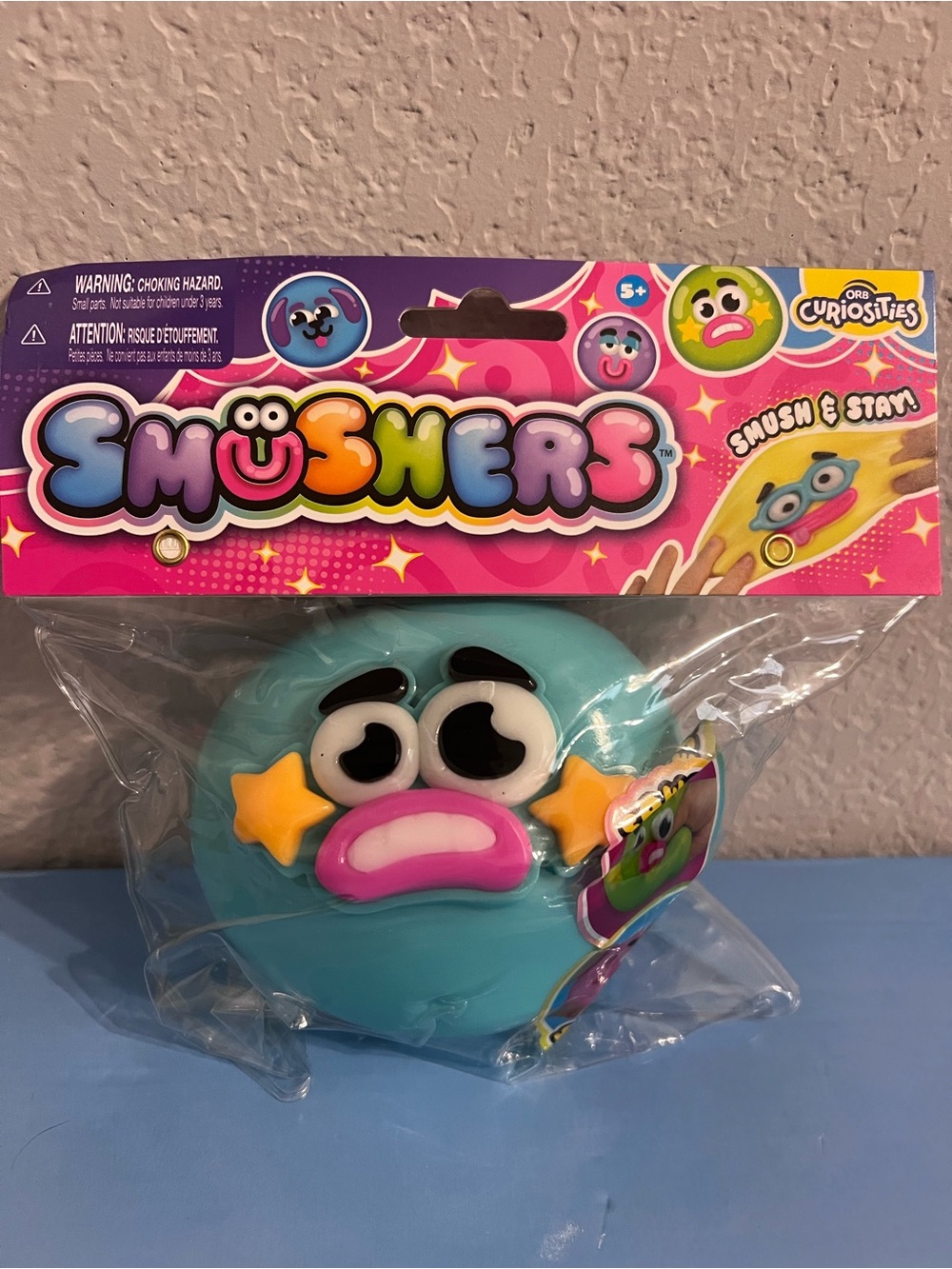 Authentic ORB Smushers Squishy in Teal 🤗🩵🤗🩵
